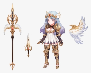 [세나] 세븐나이츠 1주년 코스튬 창공의 수호자 / 6성 엘리스 장비 ☆ Another Side - Seven Knight Irene Costume #2689404