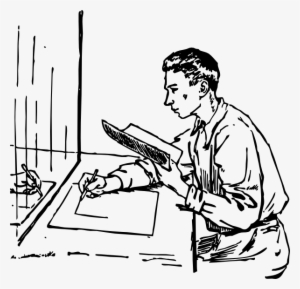 Mirror Drawing Clip Art - Someone Drawing Clip Art #2689637