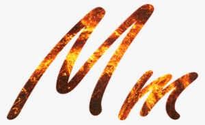 Letter, M, Fire, Embers, Lava, Font - M De Fogo Png #2689954
