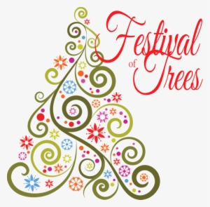 Festival Clipart Round - Wacky Christmas Tree Drawings #2690936