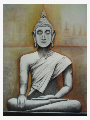 Enlightnment 40×28 In - Gautama Buddha #2691426