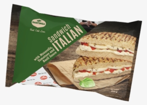 Italian Sandwich With Mozzarella, Tomatoes And Basil - Fast Food #2691783