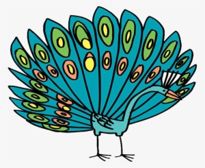 Peacock Feather Png Hd - Peafowl #2691846
