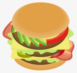 Cheeseburger Hamburger Veggie Burger Bacon Fast Food - ハンバーガー イラスト ベクター フリー #2692214