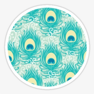 Single Peacock Feather Png Peacock Feathers Pattern - Peacock Feather Borders Hd #2692634