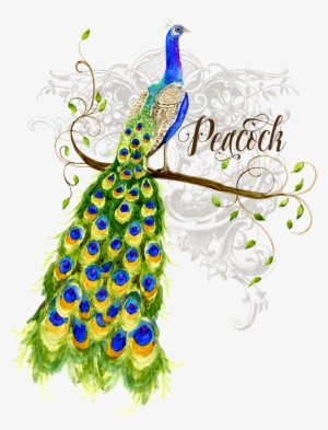 Bleed Area May Not Be Visible - Peacock On Tree Painting #2692691