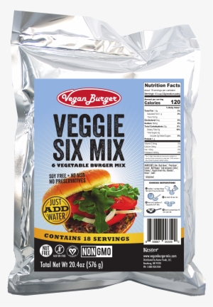 Veggie Six - Vegan Burger Burger Mix, Veggie Six Mix - 10.2 Oz #2692796 Veggie Six - Vegan Burger Burger Mix, Veggie Six Mix - 10.2 Oz #2692796