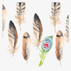 Feather And Peacock Fabric By Ekatrina On Spoonflower - Close At Heart Plaque Standing #2693236