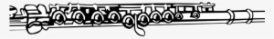 Drawn Fluted Transparent - Flute Clip Art #2693298