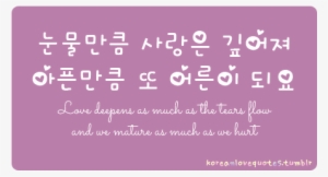 Love Korean Quotes By Dr - Quotes In Korean About Love #2694127