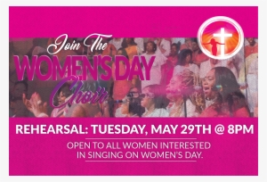 2018 Women's Day Choir Rehearsal - Flyer #2694753