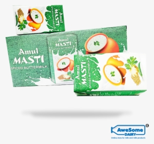 Buy Bulk Amul Masti Spiced Butter Milk Online 12 Packets - Amul Masti Spiced Buttermilk #2695772