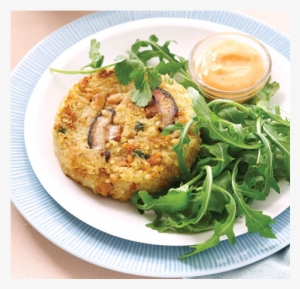 Millet, Tempeh & Mushroom Patties // A Classic Macrobiotic - Fritter #2696418