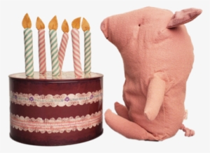 Birthday Cake & Candles With Pig - Maileg Födelsedagljus I Tårtabox #2697455