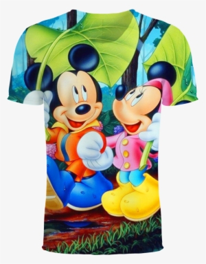 Anime Mickey Minnie Mouse 3d T-shirt - Disney Wallpapers For Mobile #2697518