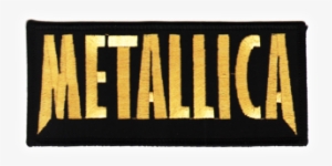 Metallica "gold Logo " Patch - I Disappear #2697759