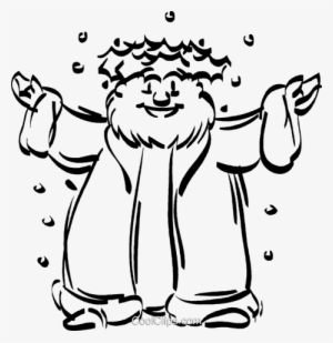 Father Christmas Royalty Free Vector Clip Art Illustration - Site Map #2698652