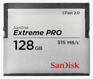 Sandisk Extreme Pro 128gb Cfast - Sandisk 128gb Cfast 2.0 Extreme Pro 525mb/s Memory #2698776