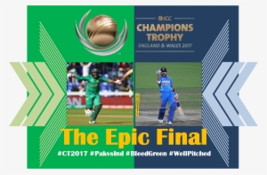 Cricket Doesn't Get Bigger Than Pakistan Vs India - Icc Champions Trophy 2017 Inghilterra Tee Blu Medium #2699070