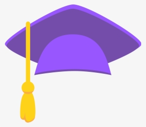 Graduation Hat - Purple Graduation Cap Png #2699091