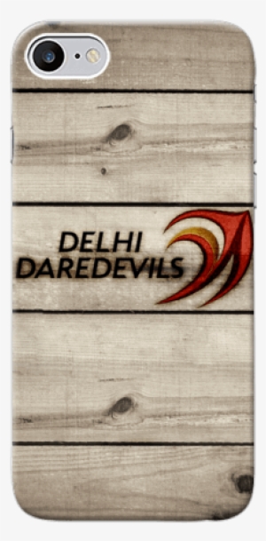 Attractive Ipl Delhi Daredevils Logo Wooden Back Case - Chennai #2699594