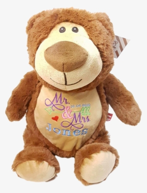 Personalised Wedding Embroidered Soft Toy Wedding Gift - Personalised Wedding Gift Plush #2699995