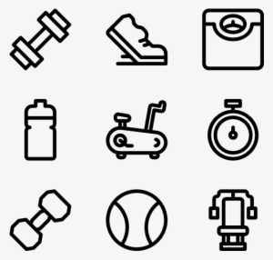 Dumbbell Icons - Login Icon Vector #270100