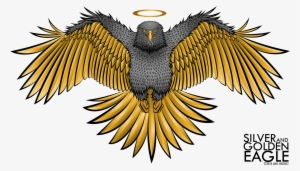 Silver And Golden Eagle By Jahcz On Deviantart Graphic - Red-tailed Hawk #270201
