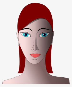 Original Png Clip Art File Woman With Red Hair And #270337