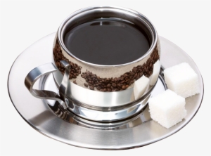 Coffee Cup With Flower Png #270379