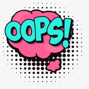 Oops Speech Bubble Png - Oops Speech Bubble Badge Button Badge #270933