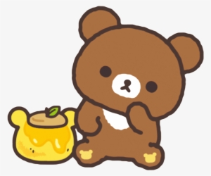 Honey Kawaii Cute Bear Brown Sweet Freetoedit - Rilakkuma Png #270957