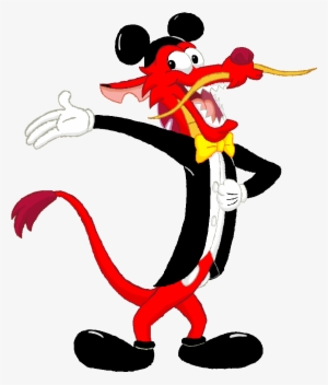 Leopard Lizard Clipart Mickey Mouse - Mushu #271590