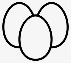 Chicken Eggs Comments - Eggs Black And White Png #272069