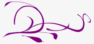 Swirls Clipart Purple - Vine Clip Art #272548