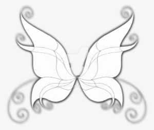 Fairy Wings Coloring Pages - Drawing - Free Transparent PNG Download ...