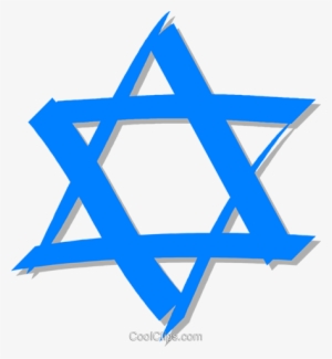 Star Of David Royalty Free Vector Clip Art Illustration - Israel Star Png #273092