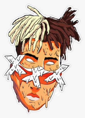 Xxxtentacion Vector Sticker By Nicoslime - Xxxtentacion Stickers #273538