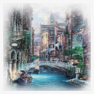 Soave Background Transparent City Vintage Venice Blue - Venice #274013
