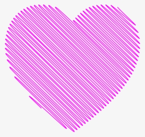 Heart Clipart Scribble - Red Heart Scribble Transparent #274034