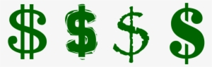Green Dollar Png Transparent Image - Green Dollar Sign Tile Coaster #274185