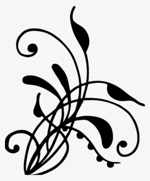 Henna, Vines, Swirl, Artwork, Silhouette, Digital Art - Vines Silhouette Png #274397