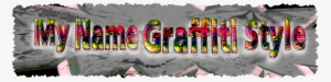 My Name Graffiti Style - Art #274549