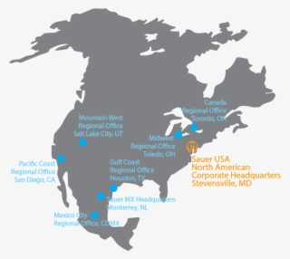 Sauer Usa Map 2018 No Background - International Franchise Association Logo Vector #274698