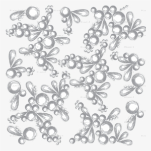 Silver-gray Brush Of Circles And Drops Fabric - Drawing #274782 Silver-gray Brush Of Circles And Drops Fabric - Drawing #274782