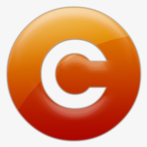 Firey Orange Jelly Icon Business Copyright Clipart - Transparent Png Colored Copyright Symbols #274850