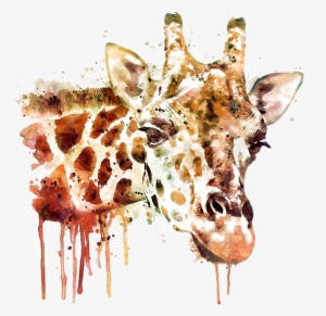 Bleed Area May Not Be Visible - Giraffe Art #275084