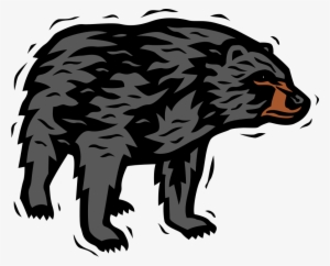 Cartoon Black Bear Clip Art At Clker - Black Bear Clipart Png #275311