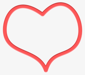 Heart Outline Red Drawing Transparent Png - Pure Heart Clip Art #275406 Heart Outline Red Drawing Transparent Png - Pure Heart Clip Art #275406