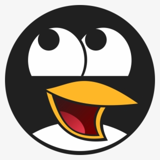 Linux Knight @linuxknight@fosstodon - Penguin Face Clip Art #275437